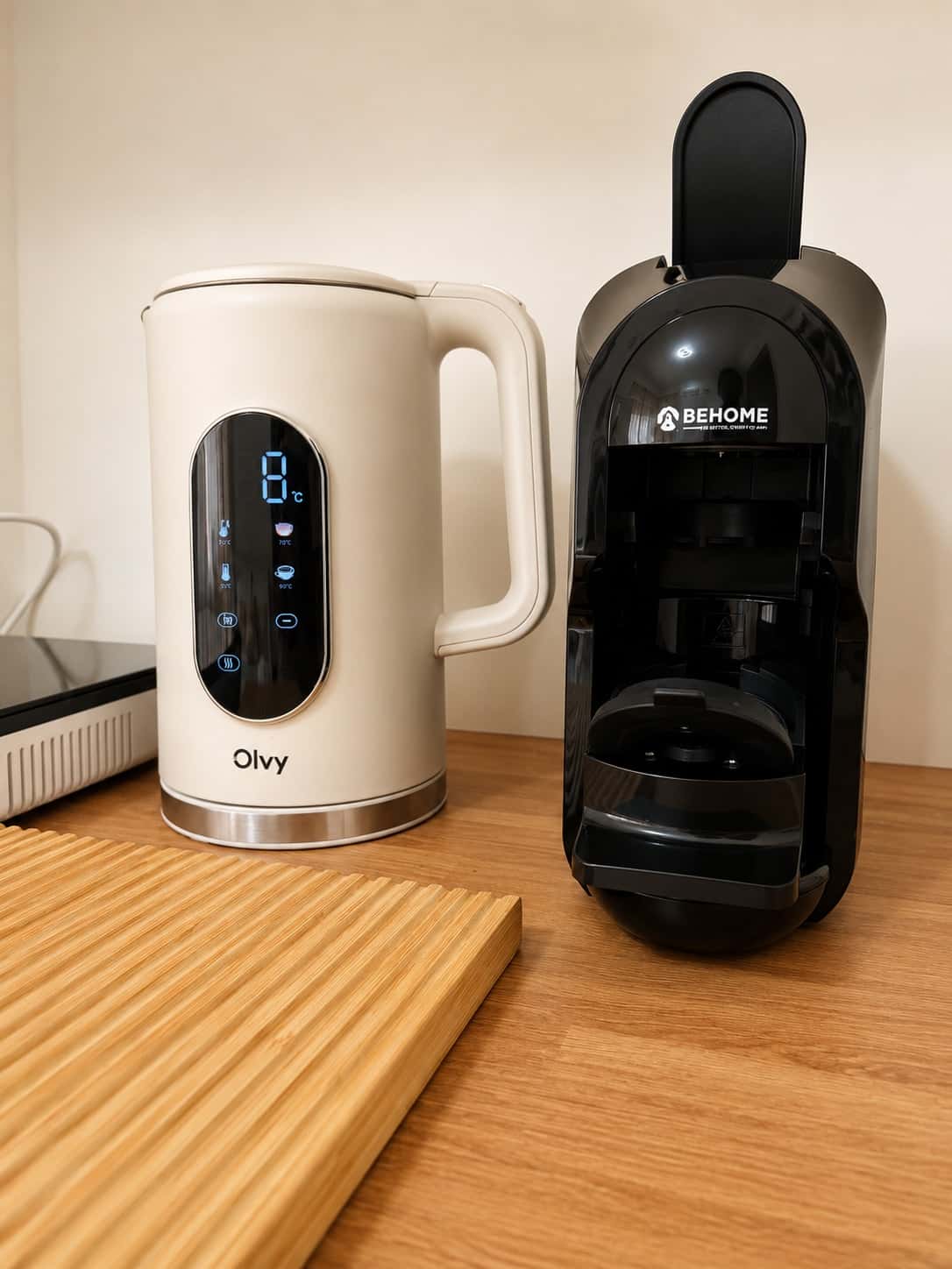 Bollitore e macchina da caffè a disposizione degli ospiti